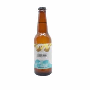 Single bottle of ginger beer