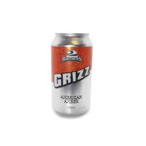 Beer Can with Grizz graphics